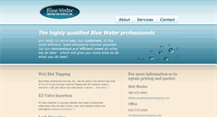 Desktop Screenshot of bluewatertapping.com